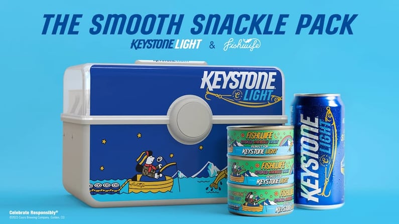 Keystone Light & Fishwife The Smooth Snackle Pack w_ Tackle Box-1